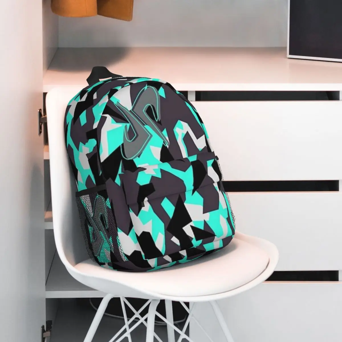 NUEVO. Mochila perfeita 5 Elite Camo 2021 - Madala inútil para meninas meninos mochila de estudante de grande capacidade de 15 polegadas