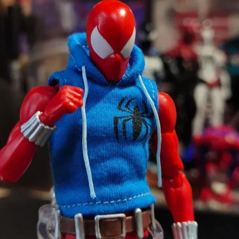 En stock CT186 Scarlet Spider Man Anime figura de acción moda exquisita decoración de escritorio juguete sorpresa niño juguete de cumpleaños regalos