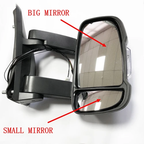 Imagen 2 del producto Cristal de espejo e indicador de lámpara para coche, lente intermitente para CITROEN RELAY / FIAT DUCATO / PEUGEOT BOXER 2006 - 2019