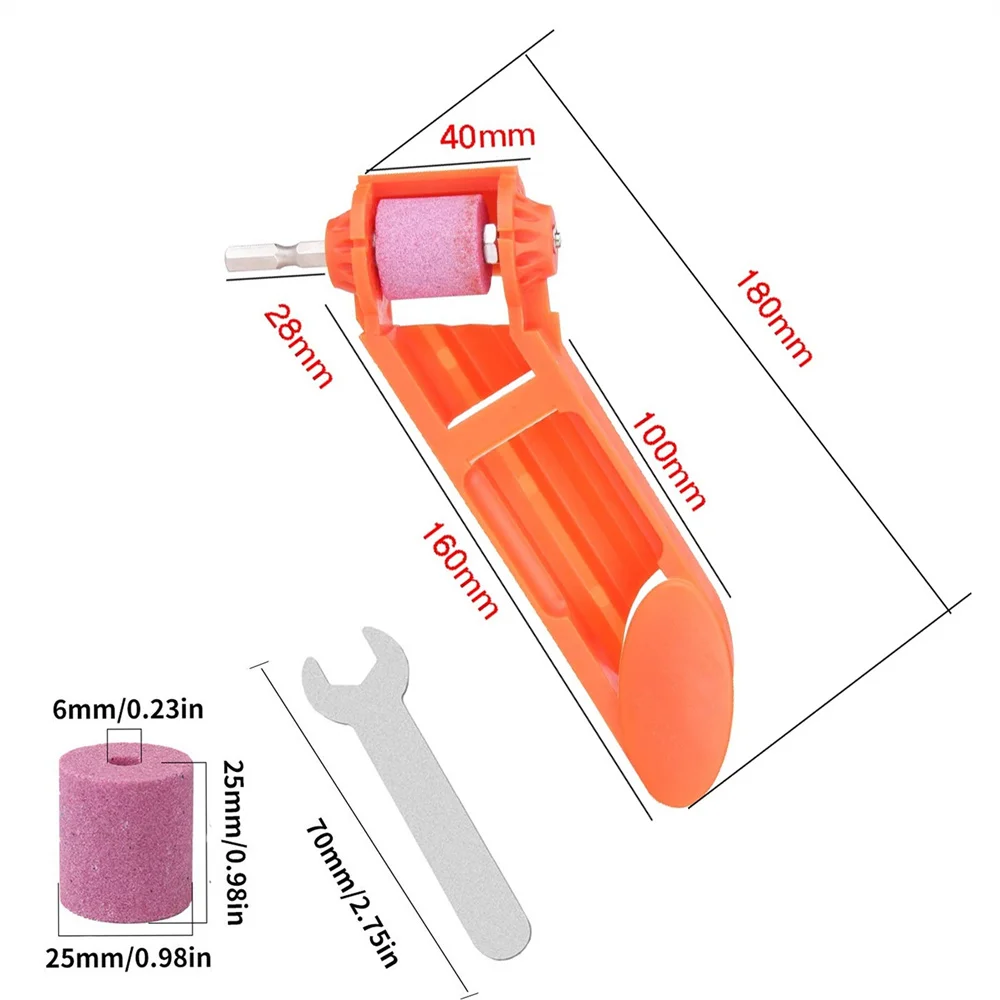 JUSTINLAU mola per trapano affilatrice per punte utensili manuali punta per trapano per unghie s Set affilatrice per accessori per trapano a gradini