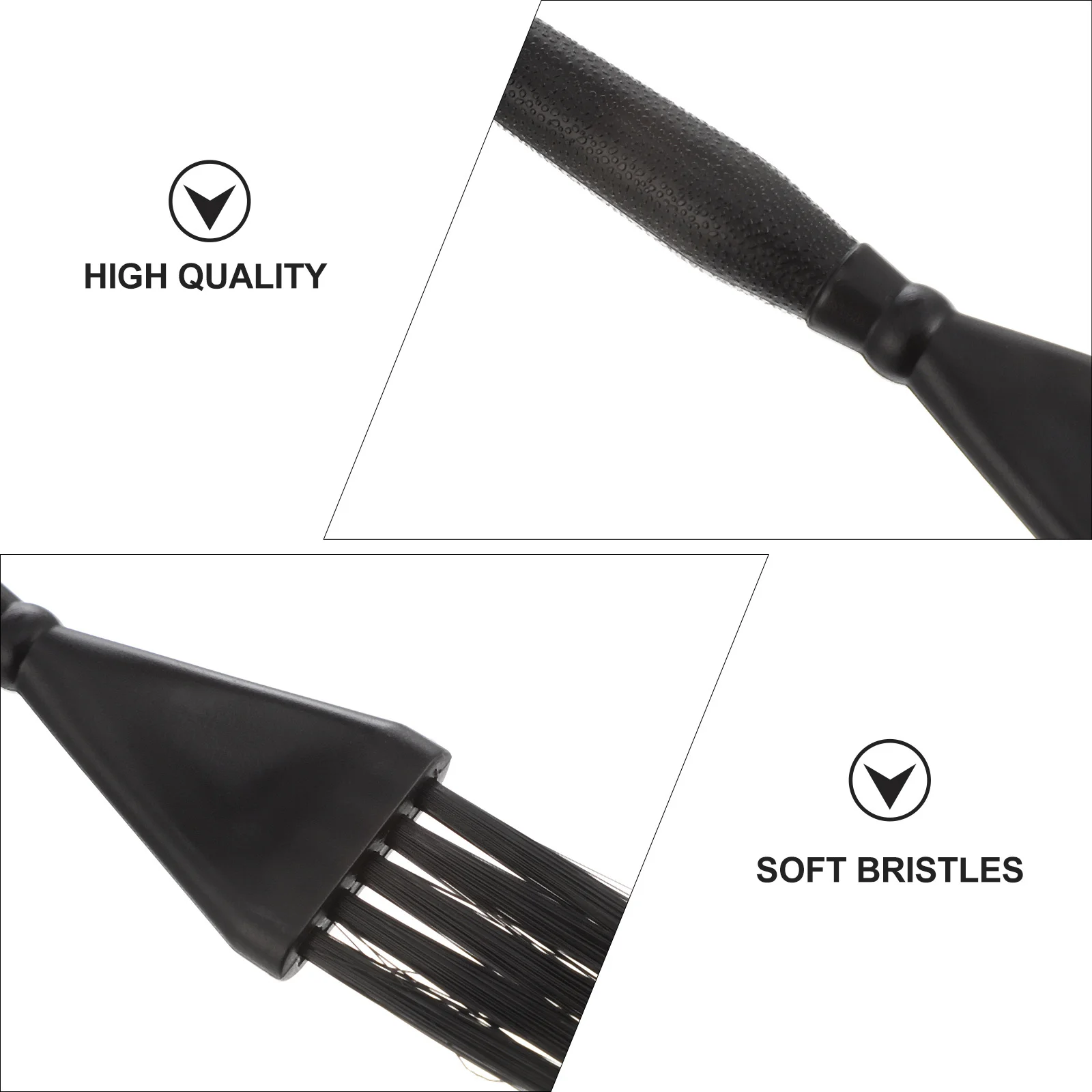 

3Pcs Hair Dye Brush Set Ultra Bristles Comfort Stability Accurate Application Salon Supplies Color Tinting Hair Dye Brush