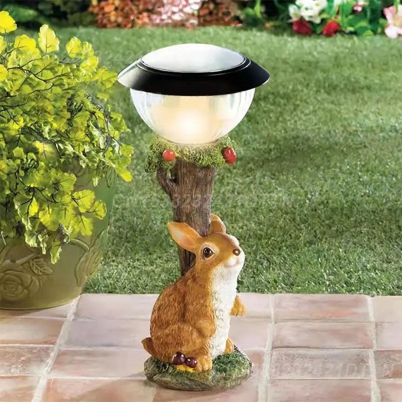 Cat Climbing Inspiring Rabbit Solar Lamp Decor Animal Light Dog Popular Solar Lamp Eye-catching Window Decoration Solar Powered