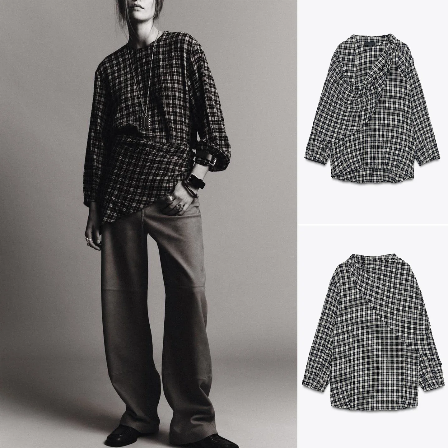 

Новый осенний женский круглый платок Ne Long Sve с прямым подолом и квадратным воротником, многофункциональный платок irt, повседневный воротник с воротником-стойкой