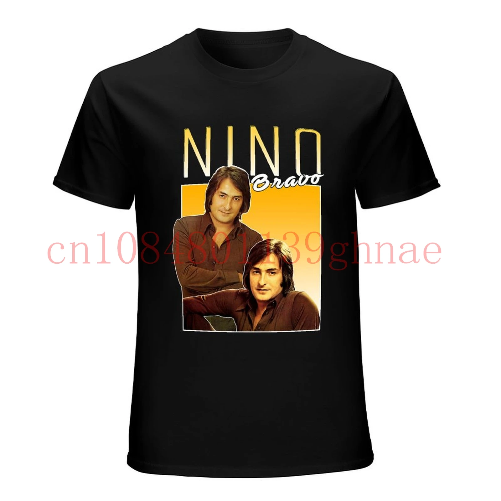 Men T-Shirt Nino Bravo Vintage Shirt Women tshirt