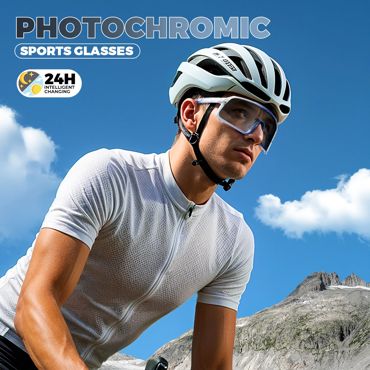 VICTGOAL Photochromic Cycling Sunglasses MTB Glasses Road Bike Cycling UV400 Goggles Men Women Outdoor Bicycle Sports Eyewear