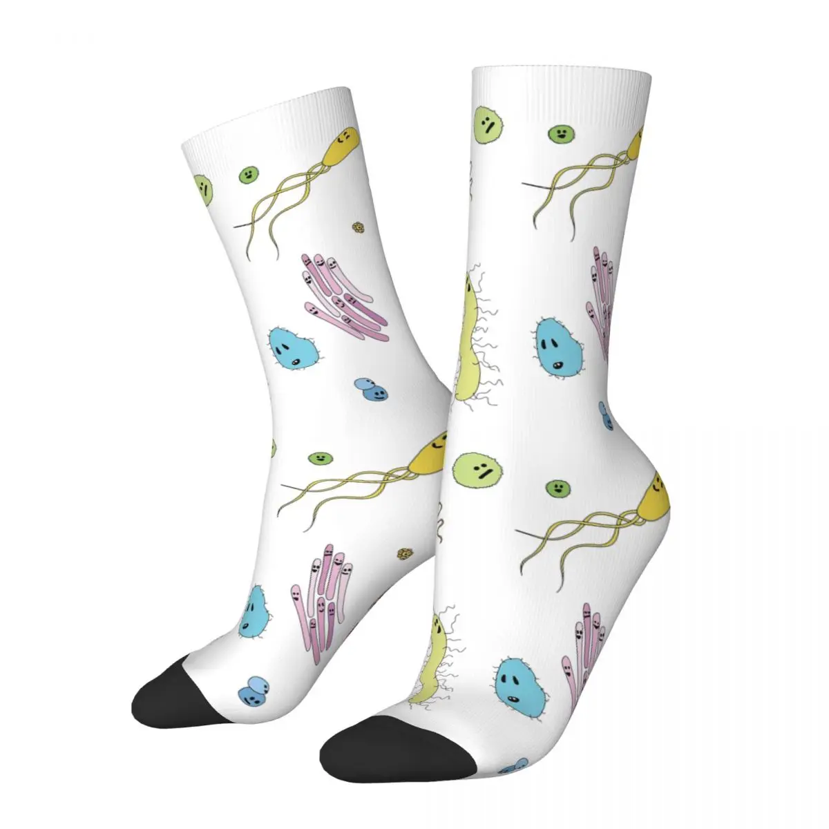 

We're With Stupid (Smart Microbes) - For Light Socks Harajuku High Quality Stockings All Season Long Socks for Man Woman's Gifts