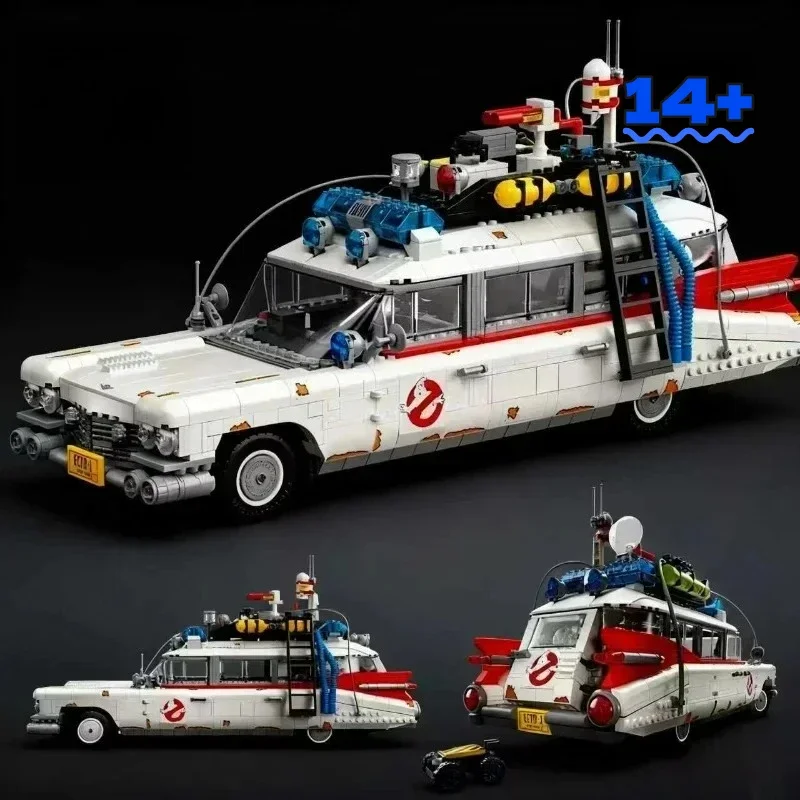

Unique Design Assembly Toy Set Disney Creation 10274 ECTO-1 Collection Display Birthday Gift for Kids Adults