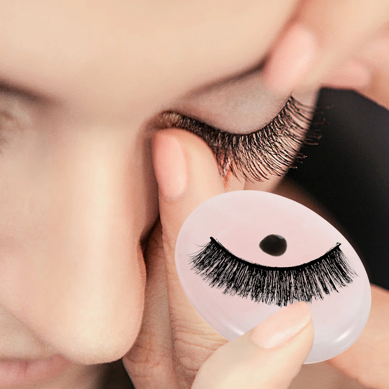 3 Stuks Jade Lash Lijm Pallet Houder Voor Wimperverlenging Valse Lash Enten Lade Compact Nuttig Glad Hand Gevoel