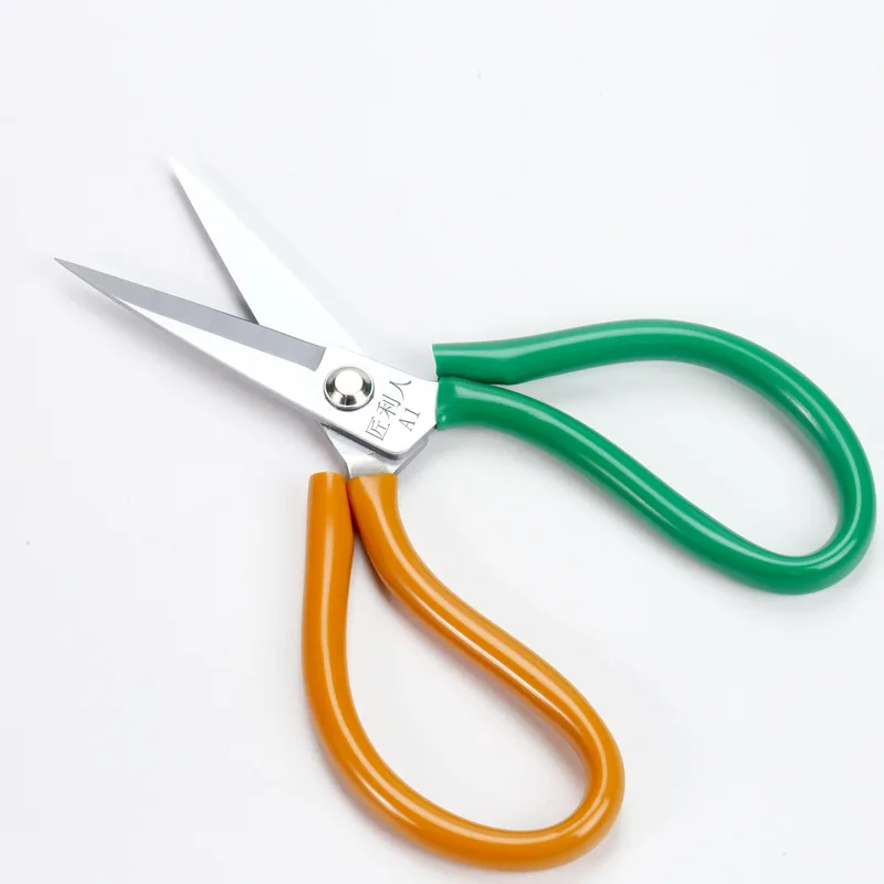 Household Steel Kitchen Scissors Industrial Civilian Leather Tailor Sewing Cloth Sharp Pointed Scissors