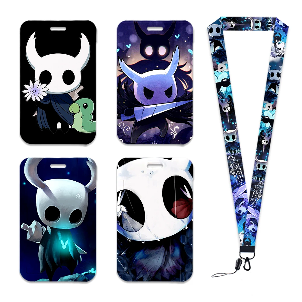

New Arrival Credential Holder Game Hollow-Knight Lanyards for Key Neck Strap For Card Badge Gym Keychain Keyring Accessories
