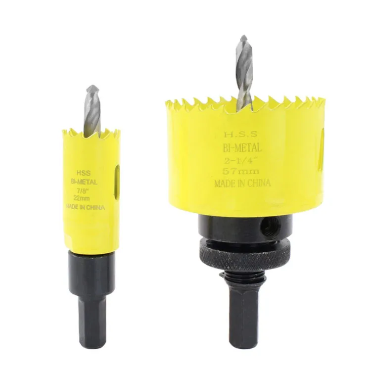 19pcs Bi Metal Hole Saw Cutter Kit Blade Drilling Tool Arbor Pilot Drill Set for Metal Carpenter Plumber - view 3