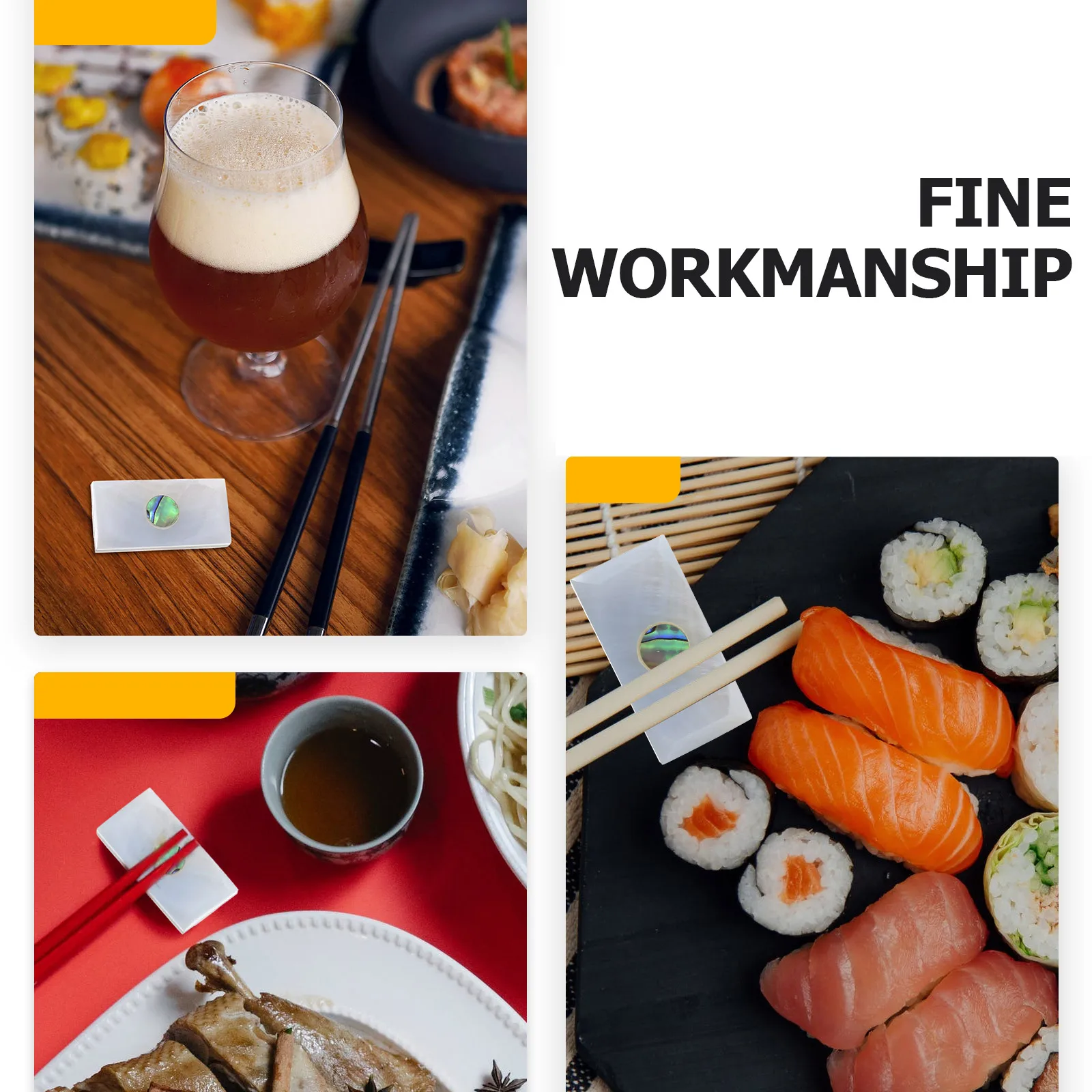 

4Pcs Shell Chopsticks Racks Creative Cutlery Holders Highquality Home Kitchen Tableware Chopsticks Rests