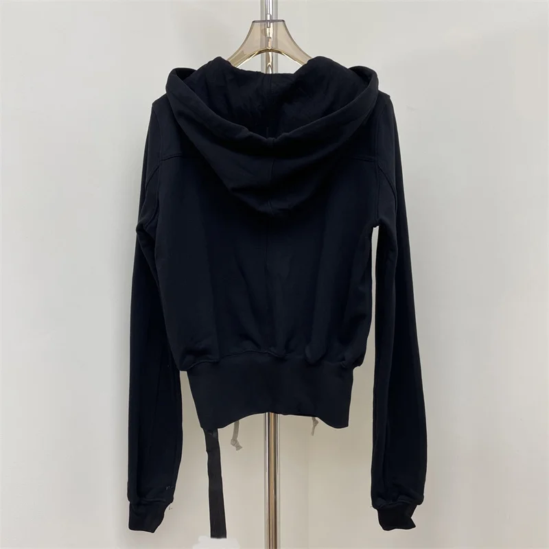 Women's sweatshirt New zipper slim fit hooded long sleeved top for autumn 2025 High quality pure cotton hoodie y2k women's coat