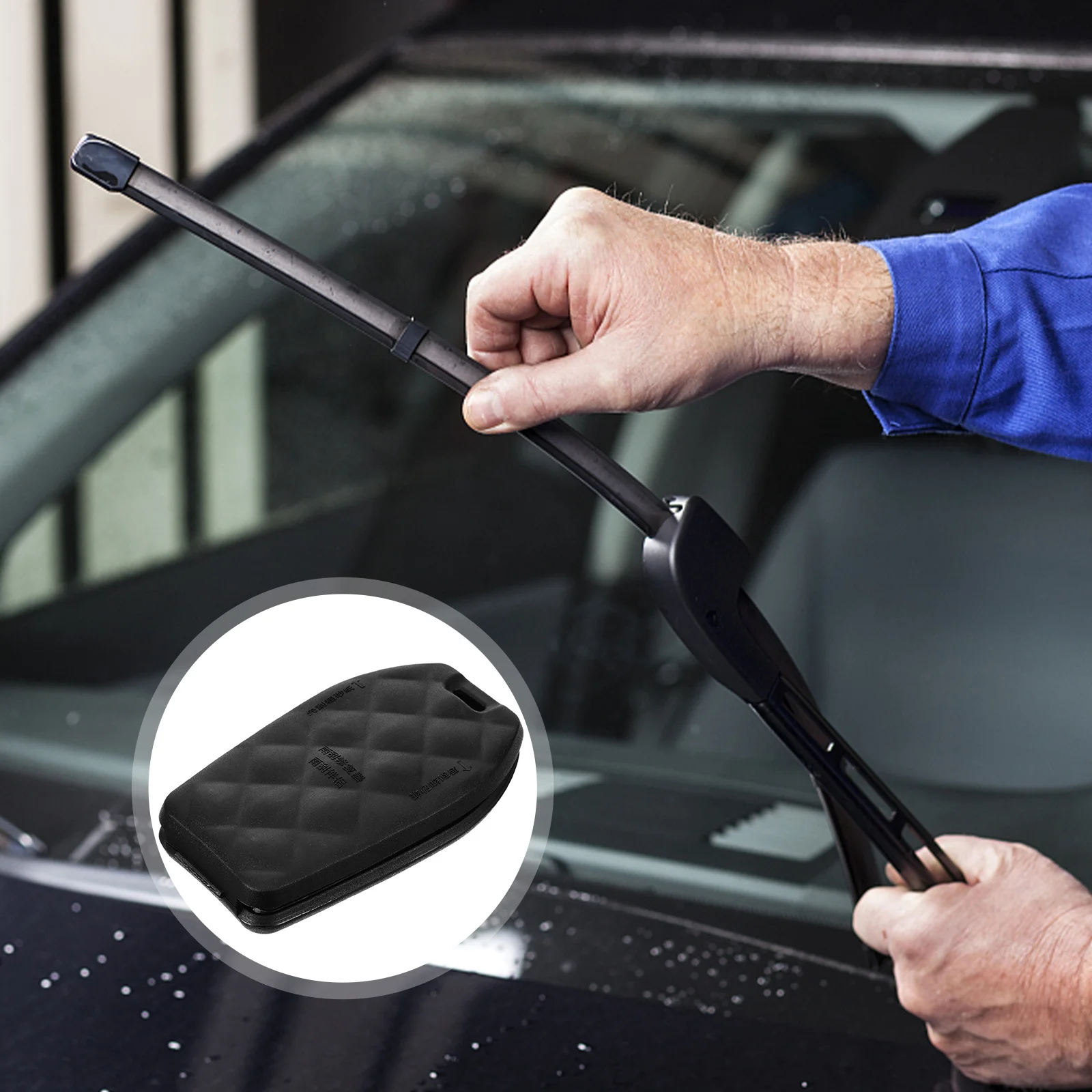 

1Pcs Car Wiper Cleaner Compact Durable Windscreen Wiper Tool Efficient Vehicle Cleaning Accessory Maintenance Car Cleaning Tool