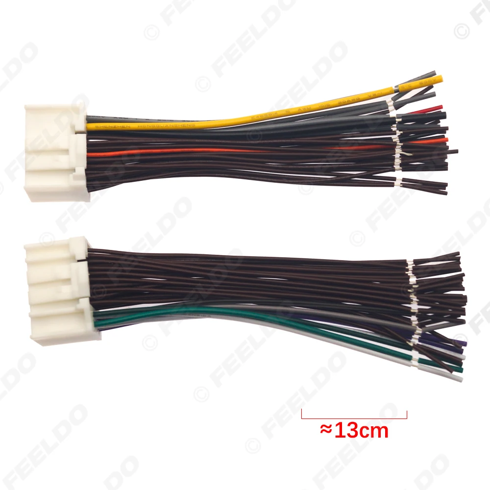 35Pin+38Pin Full Pin Pluging Car Stereo Wire Harness Adapter Connector Plug Into Radio For KIA K2/K3/K4/Elantra/Mistra/Tucson