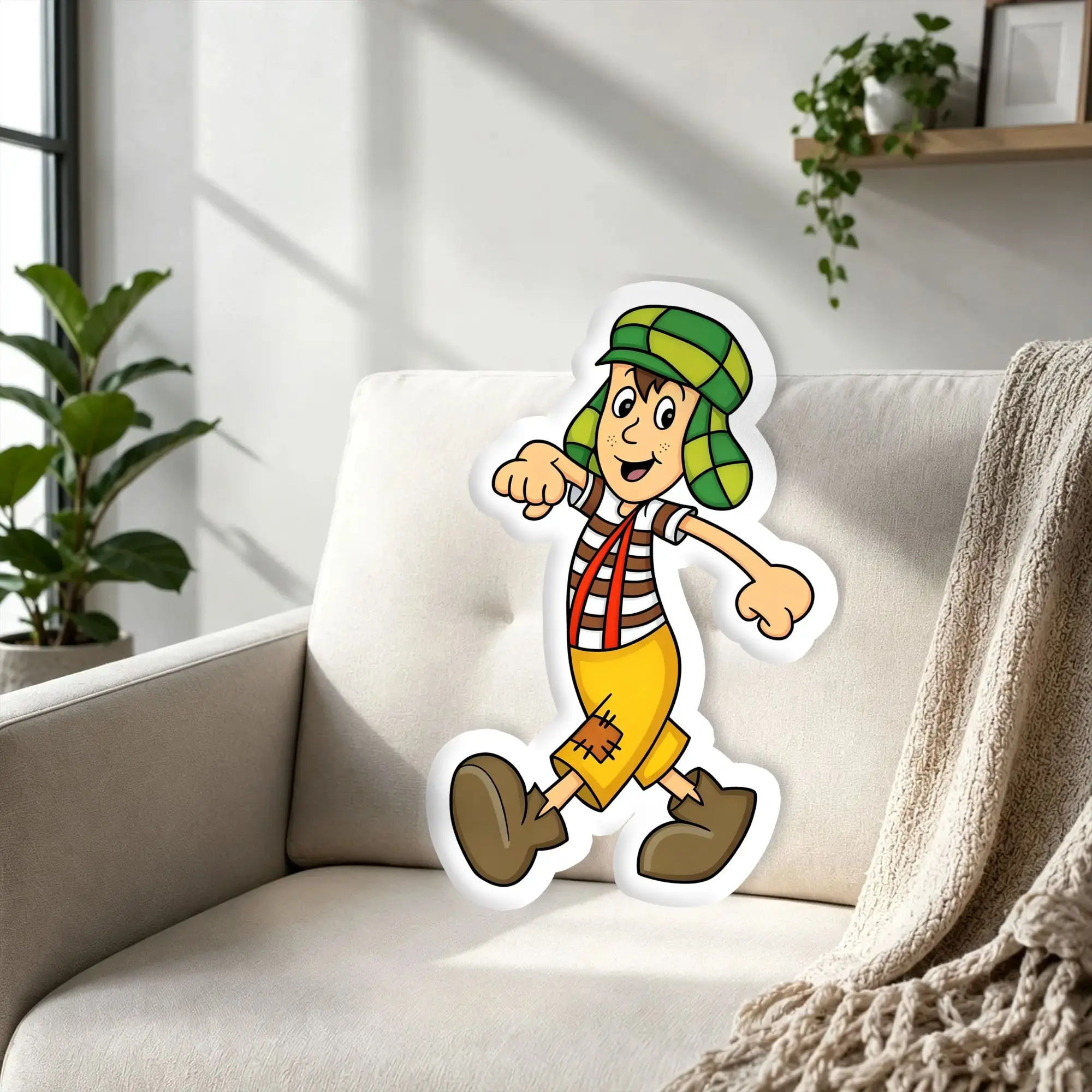 Custom El Chavo Del Ocho Stuffed Pillow Cushion Mexico TV Series Funny Soft Cushion Personalized Throw Pillows For Sofa