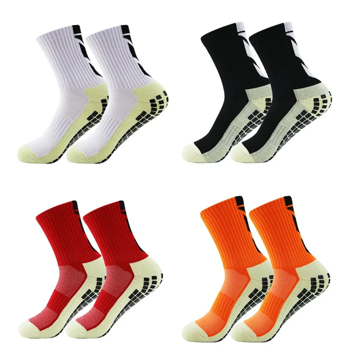 

Sided Anti 2024 Silicone Grip Slip New Football Socks Double Breathable Sports Soccer Socks Calcetas Antideslizantes De Futbol