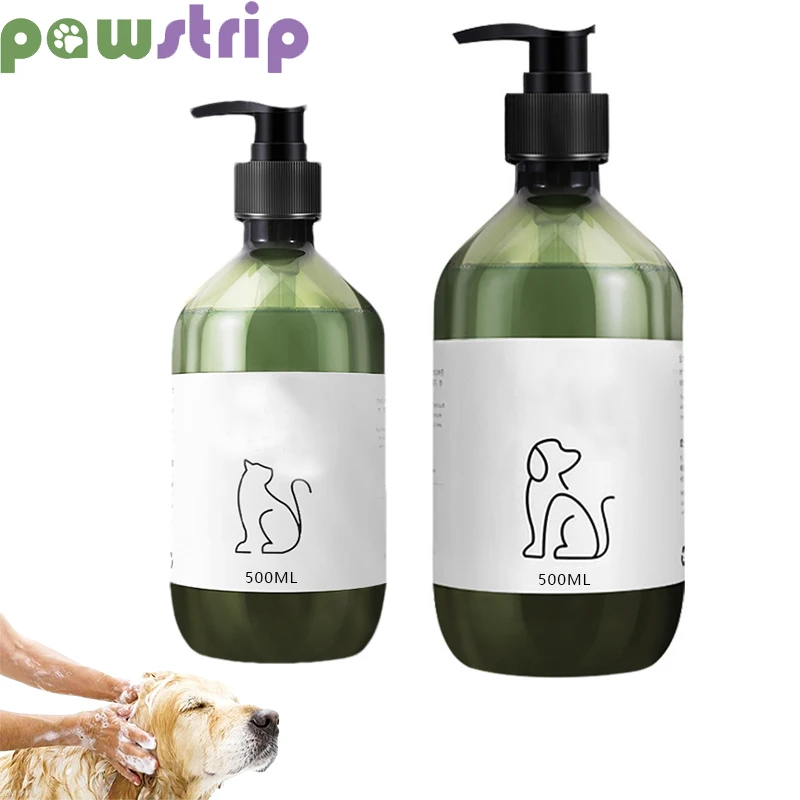 

500ML Pet Shower Gel for Dogs Cats 2 in 1 Dog Shampoo Body Wash Cleaning Fluffy Smooth Long Lasting Scent Pet Cleaning Products