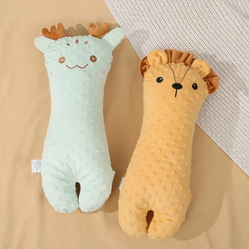 وسادة نوم جانبية J15U، دمية مريحة جميلة، لعبة مهدئة للنوم المريح