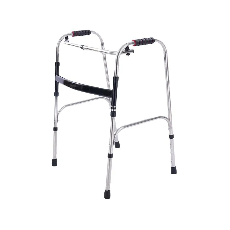 

Customized elderly walker rehabilitation toddler assisted walker adjustable high and low folding stainless steel walker
