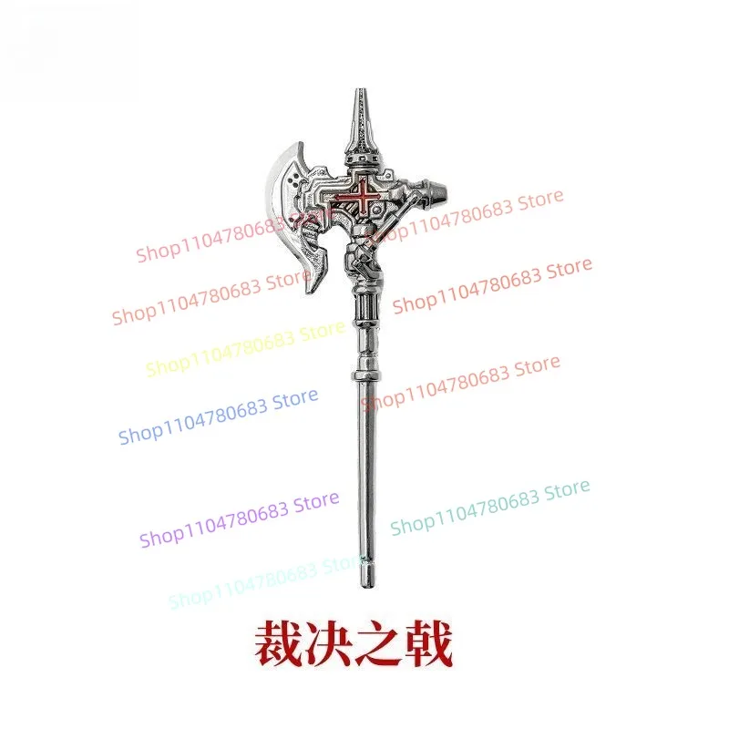 MOC Building Blocks Metal Magnetic Judge Mini Figure Assembly Model Display Anime Cartoon Desktop Decor Toy Gift Collectible