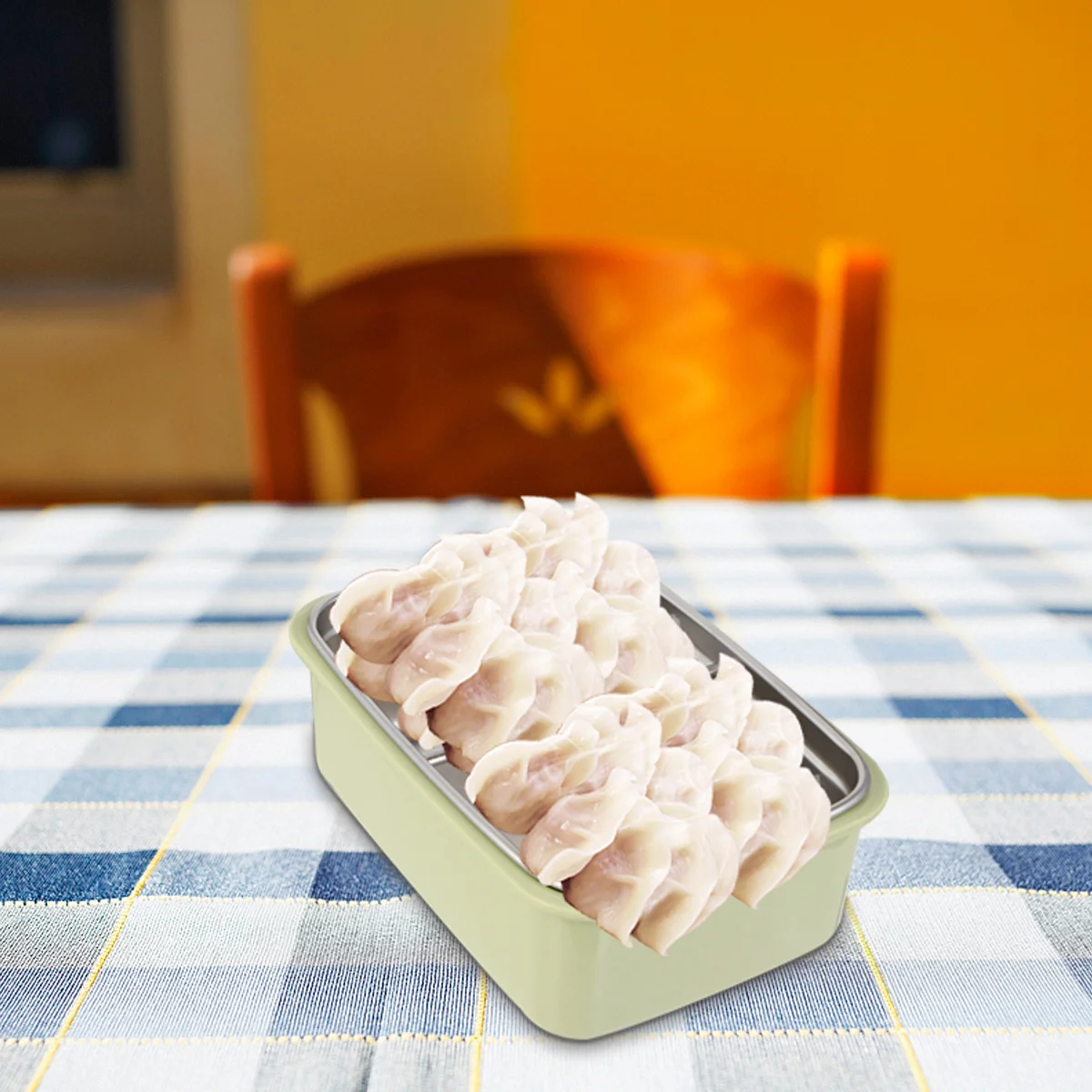 

900Ml Compartment Bento Box Stainless Steel Food Grade Portable Lunch Container Movable Separator Heat Preservation Lightweight