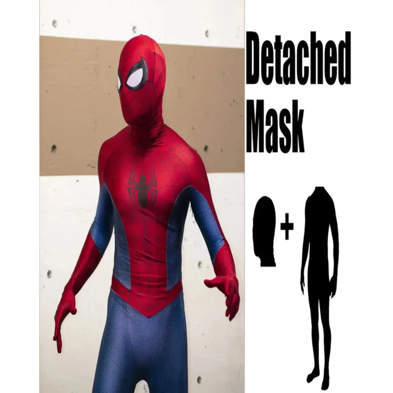 Halloween Men Spider Cosplay Costume Superhero Zentai Suit Adults Kids Boys Male Full Bodysuit Jumpsuit @ 0Z *
