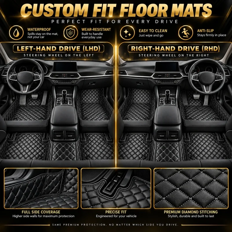 Custom Fit Car Floor Mats for BMW Z4 E85 2002-2008 Waterproof All-Weather Anti-slip Full Coverage Floor Liners Car Accessories - view 2