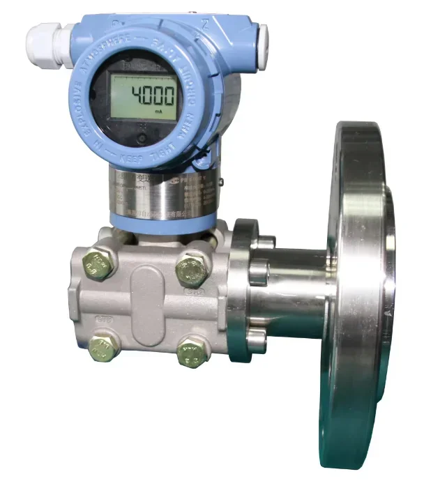 Industrial DN100 Titanium Diaphragm Liquid Level Transmitter with Double Flange Grade Product