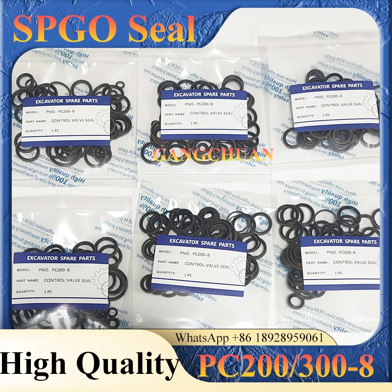 PC200-8 PC200-6 PC300-8 SPGO Seal for Komatsu SPGO Control Valve Seal Excavator Hydraulic Cylinder Seal