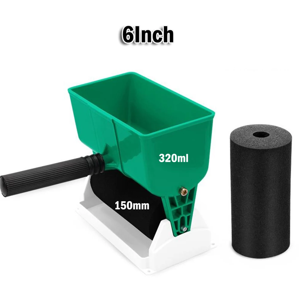3pcs 3/6 Inch Plastic Manual Roller Type Glue Applicator Coating Tool For Furniture Factory Timber Mill Leather Carton Factory