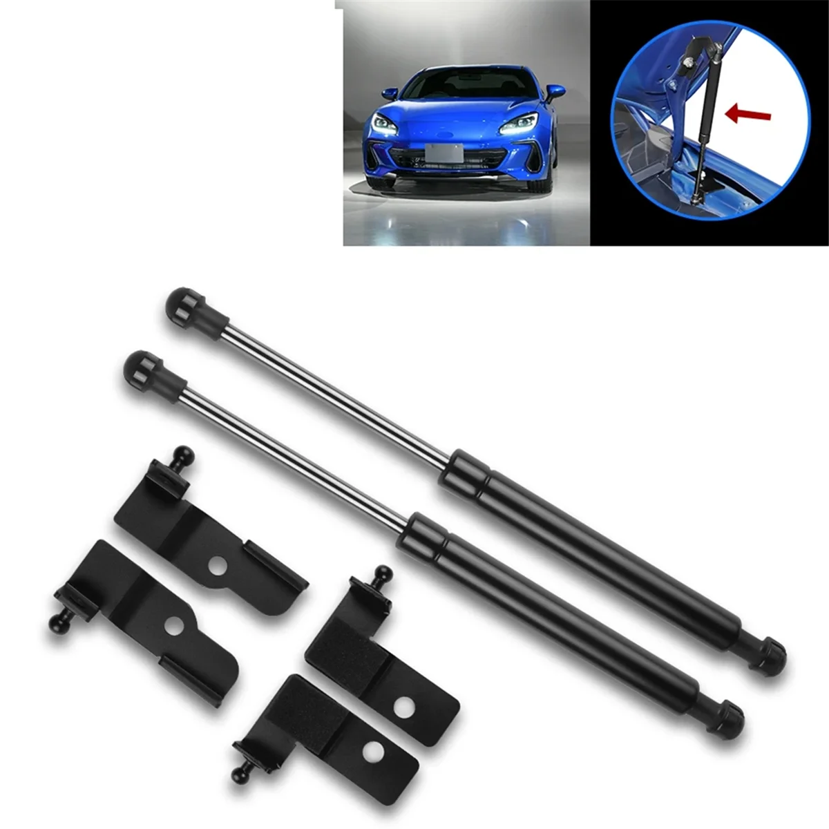 

Инновационные газовые стойки переднего капота автомобиля для Subaru BRZ Toyota GR86 21-23