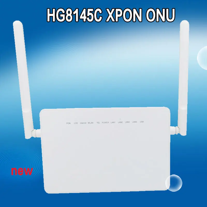 GPON ONU EPON HG8145C 100% Original new ONT termianl with 1GE+3FE+voice+wifi English software compatible