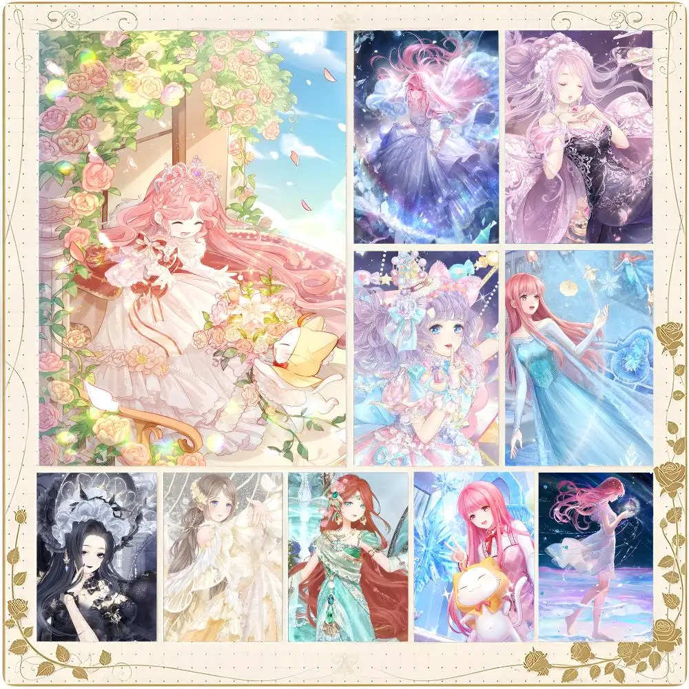 Game Dress Up Fantasy Miracle Nikki Poster Framed Wall Art Painting for Living Room Interior Decor and Gift Options