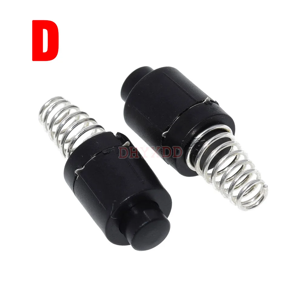 LED Strong Light Flashlight Button Switch Height 27.5mm ON/ OFF Electric Torch Light Tail Switches Portable Lighting Accessories