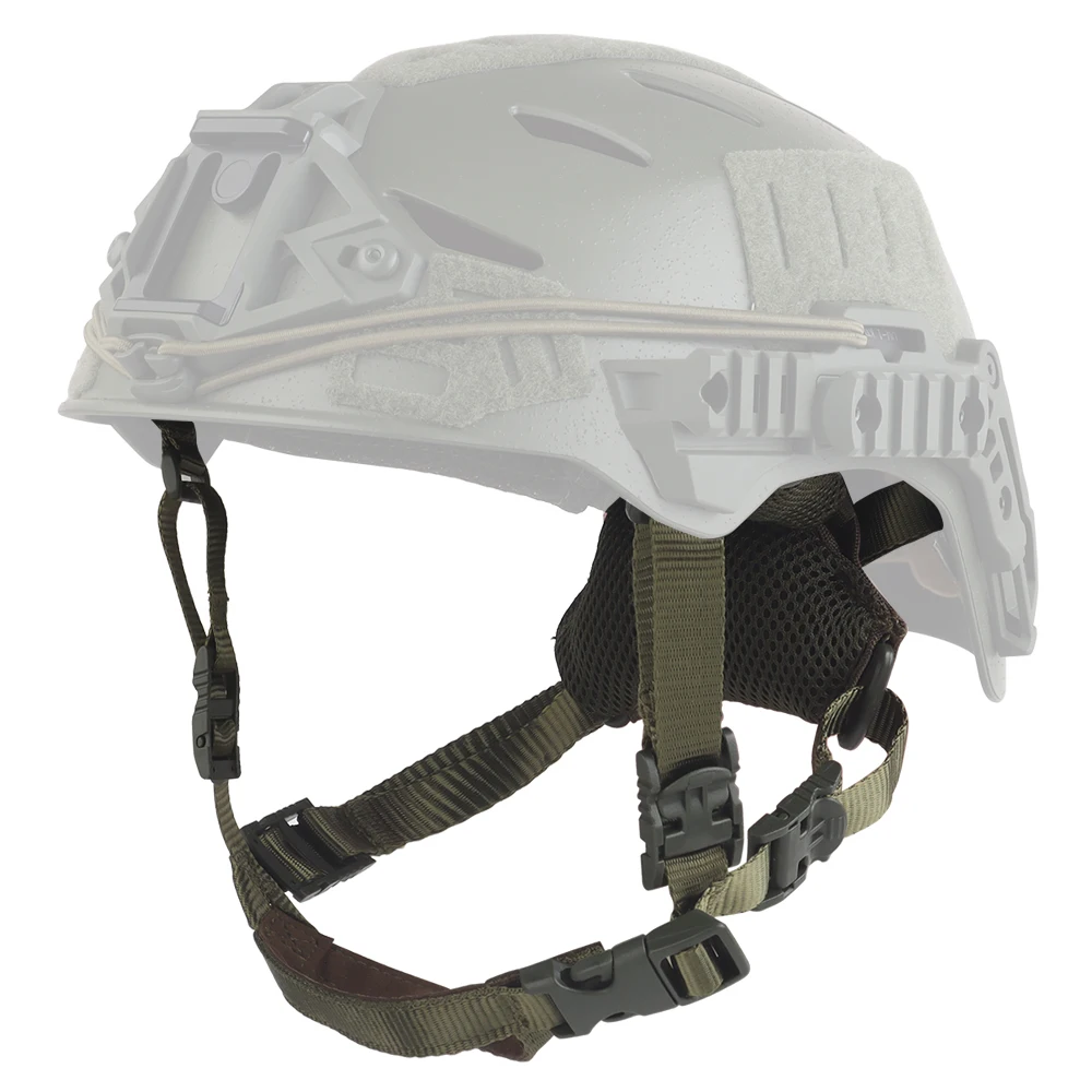 Tactical Helmet Chin Strap Paintball  Retention System Adjustable Suspension Lanyard Wendy Helmet Accessories