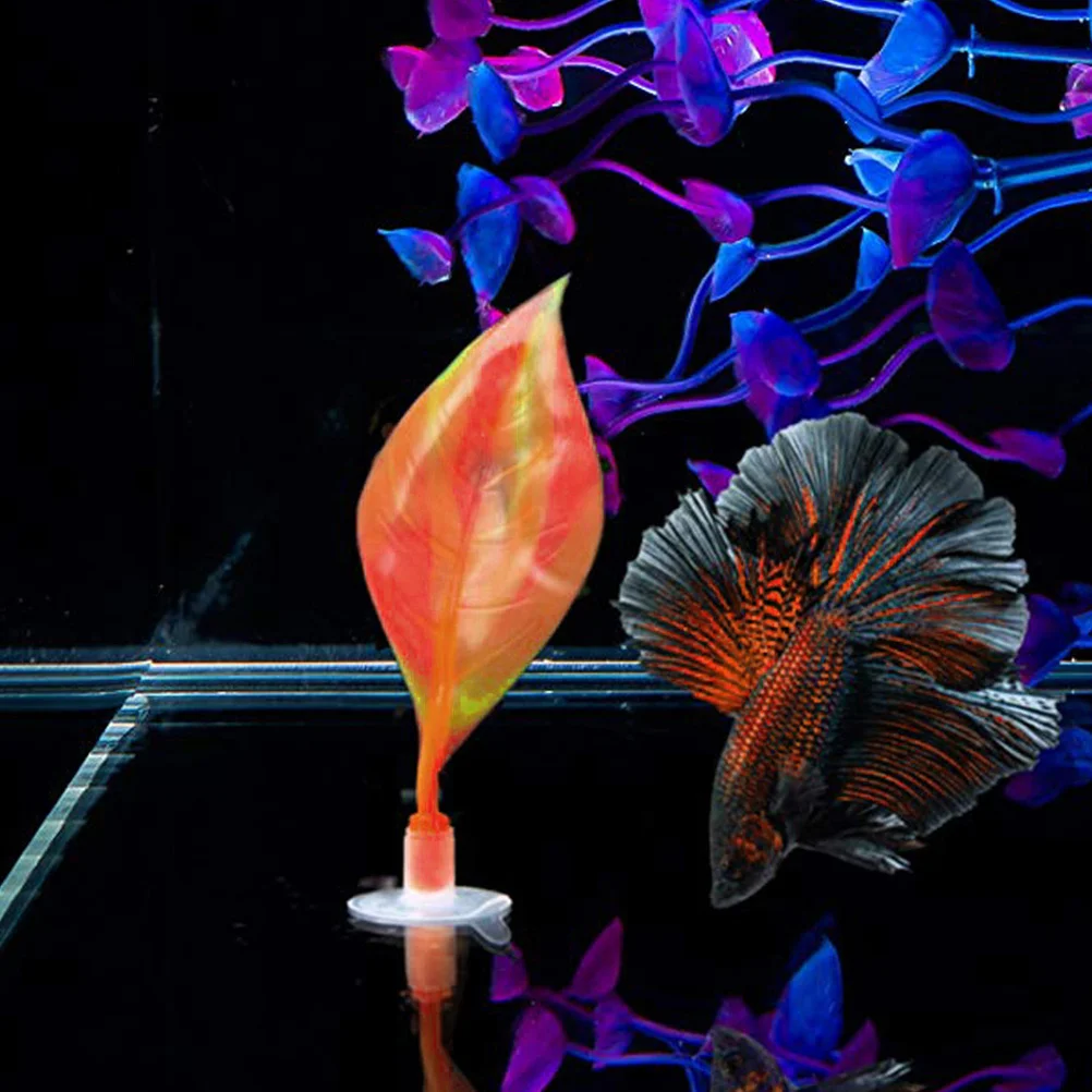 

Fish Tank Decoration Artificial Leaf Plant for Aquarium Decor Environmentally Safe Natural Look Easy Clean No Co2 Required