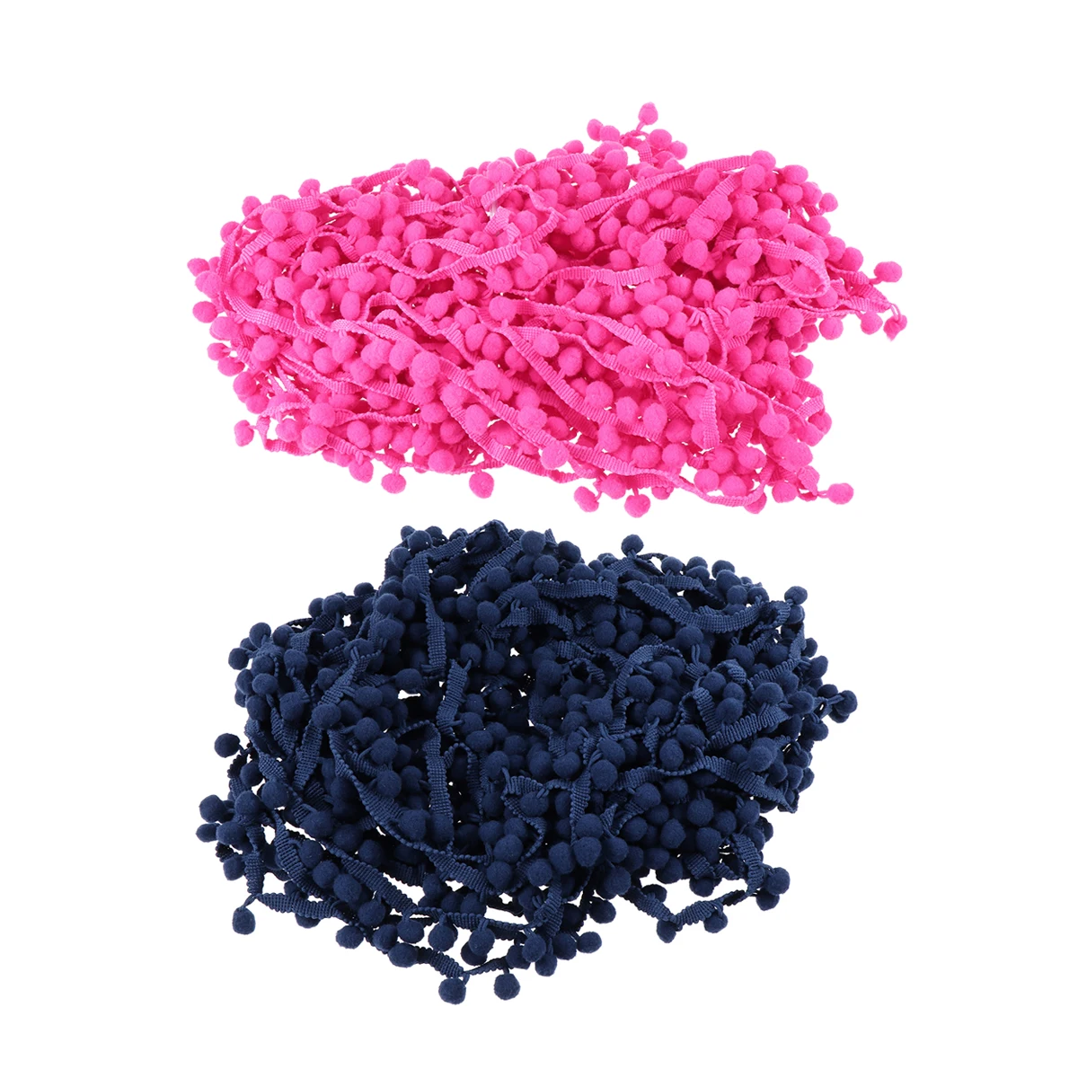 

Pompom Trim Ribbon Tassel Accessories Fringe Ball Decorate Rainbow Edge Waist Band Skirt Pillows Curtains DIY Projects