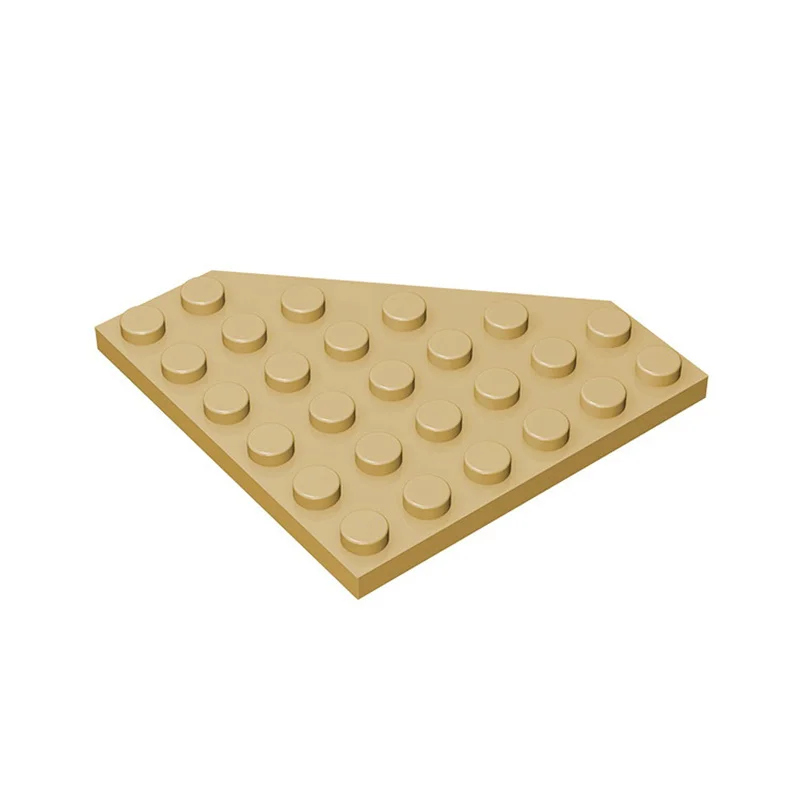 10 Stück 6106 Keilplatte Bausteine-Set 6x6 Eckplatte Bausteine Partikel Lehrreiches DIY-Spielzeug Kinder Geburtstagsgeschenke – Detail 5