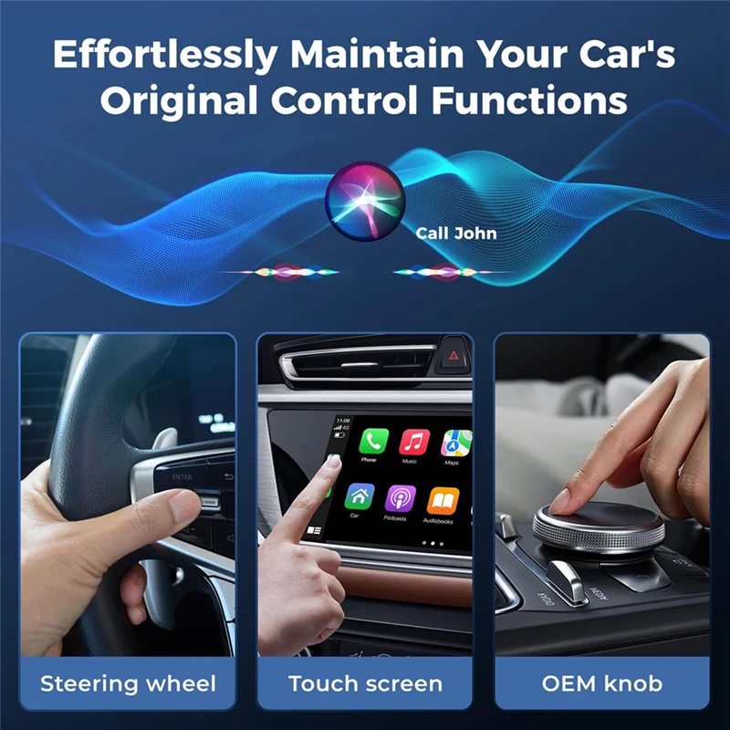 Wireless Carplay Adapter For IOS Convert Wired To Wireless Carplay Adapter Mini Carplay Dongle