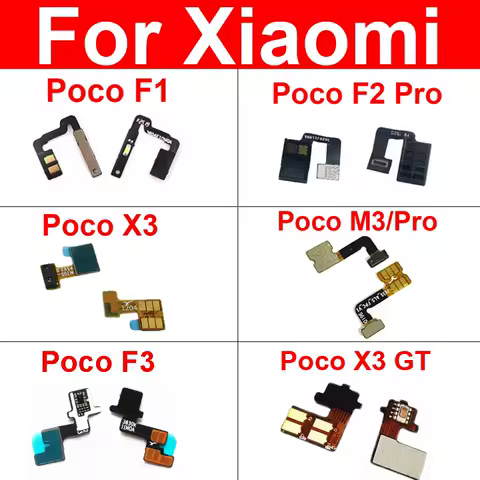 Proximity Ambient Flex Cable For Xiaomi Mi Pocophone F1 POCO F3 F2 M3 X3 Pro X3 NFC Light Proximity Sensor Silicon Rubber Cover