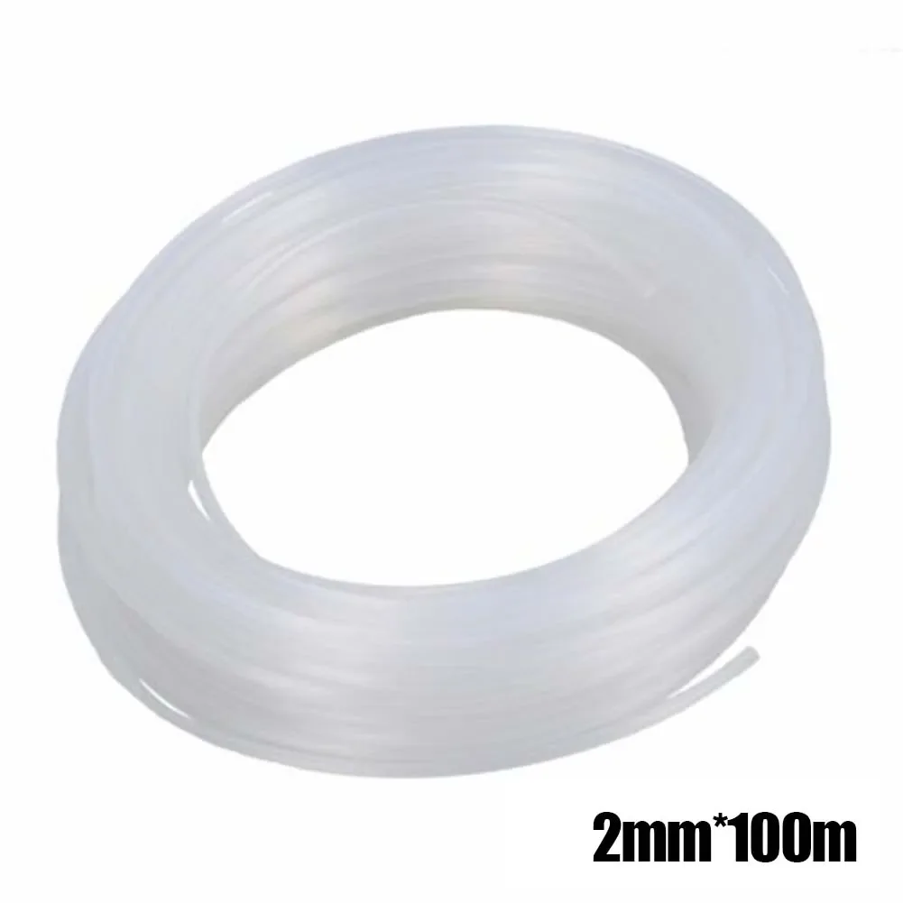 1PC Trimmer Line Whipper Snipper Cord Brush Cutter 2mm 100m White Nylon Mowers Wire Home Garden Yard Garden Outdoor Living