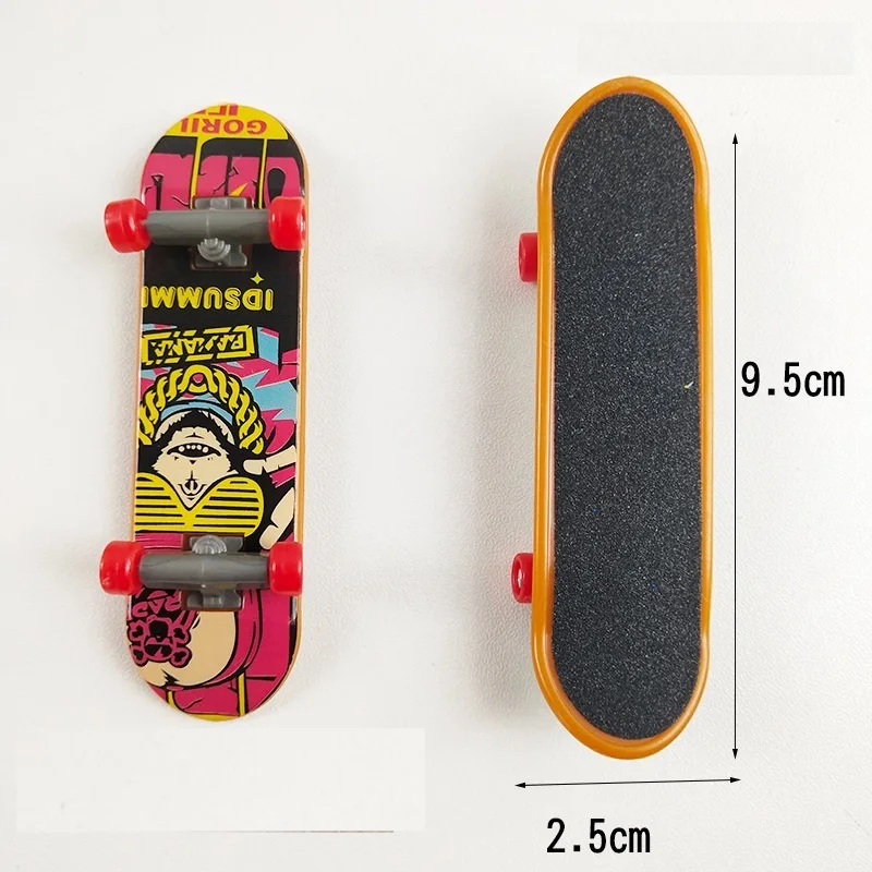 3-teiliges Mini-Profi-Skateboard, Tech-Truck, coole Finger-Sportarten, Kunststoff-Skateboards, kreatives Fingerspitzenspielzeug für Erwachsene und Kinder