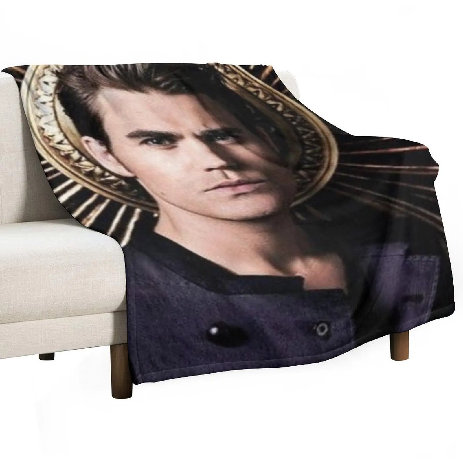 

Paul Wesley Throw Blanket Loose Beach blankets and throws wednesday Blankets