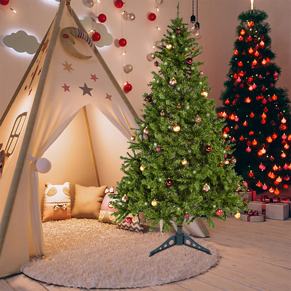 

4pcs Christmas Tree Stand Artificial Xmas Tree Base Stable Abs Bracket Plastic Support Rack For Home Holiday Decoration