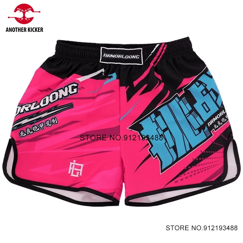 Muay Thai Shorts 2024 New Printing Boxing Shorts Men Women Lightweight Gym Martial Arts Grappling Kickboxing Cage Fighting Pants