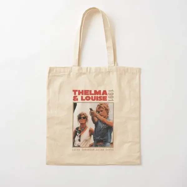 

Thelma And Louise 1991, хлопковая холщовая сумка-тоут, модная повседневная дизайнерская женская сумка-шоппер, тканевая сумка с принтом