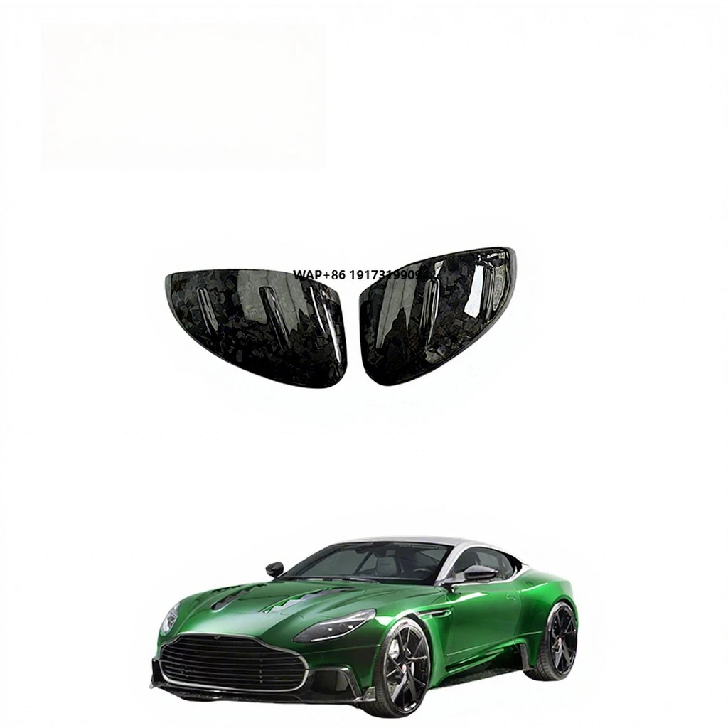 

MSY Style Forged Glossy 3K Twill Dry Carbon Fiber Polished Finish Side Mirror Cover Body Kit Rear View Mirror for Aston Martin