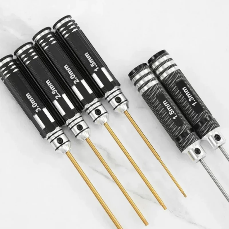 Hex Schroevendraaier Set 0.9mm 1.3mm 1.5mm 2.0mm 2.5mm 3.0mm Hexagon Tool Kit voor RC FPV Racing Drone Auto Boot Reparatie gereedschap