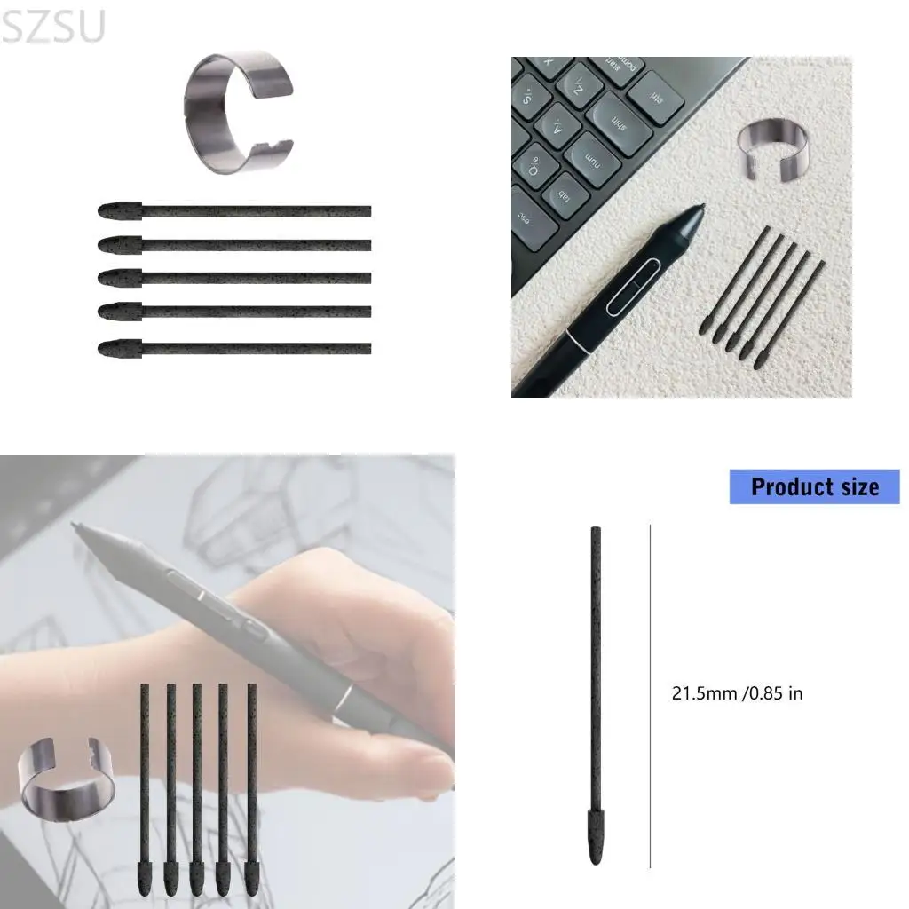 

SZSU 5/10Pcs Replacement Felts Tip PN06F for PW550 PW550S Various Digital Art Tablets